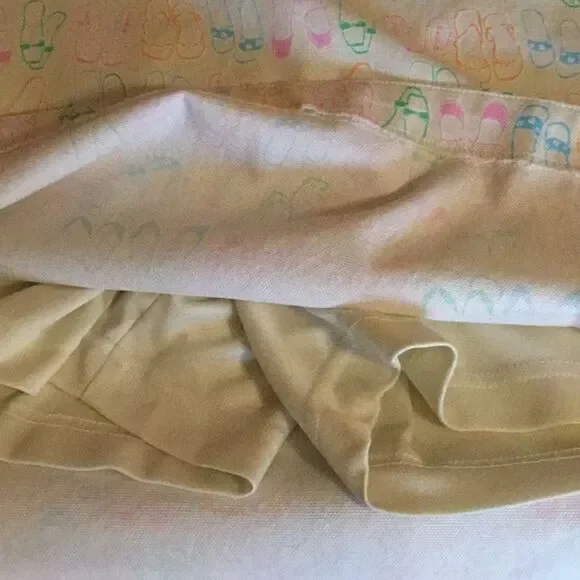 Golf skort in size 6 by EP PRO cream w/ multicolor - Picture 8 of 8